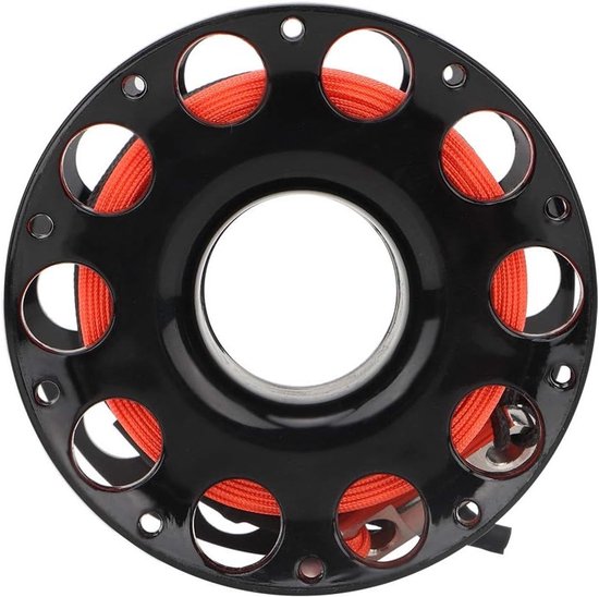Diving Reel 30m met Plastic Coil en Rvs Klikclip voor Grotten- en Technisch Duiken, Ideaal voor Onderwateravonturen van Merkloos — afbeelding 4