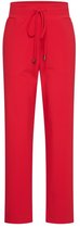 MI PIACE - Bonded Travel Broek Straight Uni 202631 Red - Maat : S