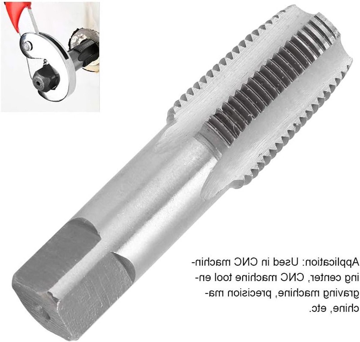 Machine schroefdraad boor voor 1/2 inch schroeven - ideaal voor reparatie en bevestiging van schroefdraad, geschikt voor metaal en hout