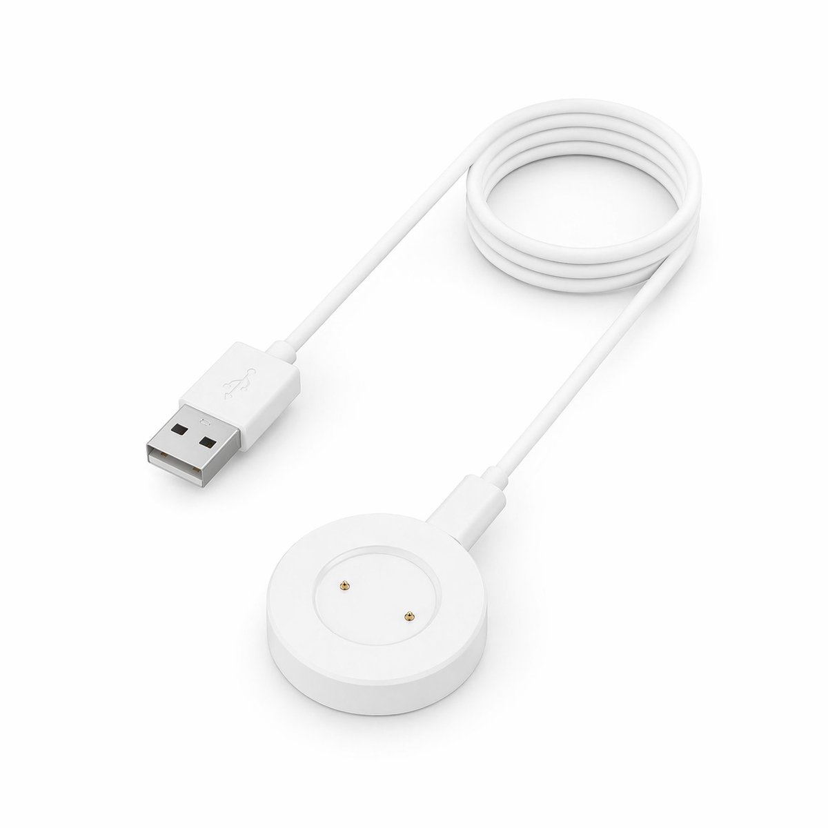 USB Oplader Geschikt voor Huawei Watch GT / GT2 / GT2e – Oplaadkabel – 1 Meter – Wit