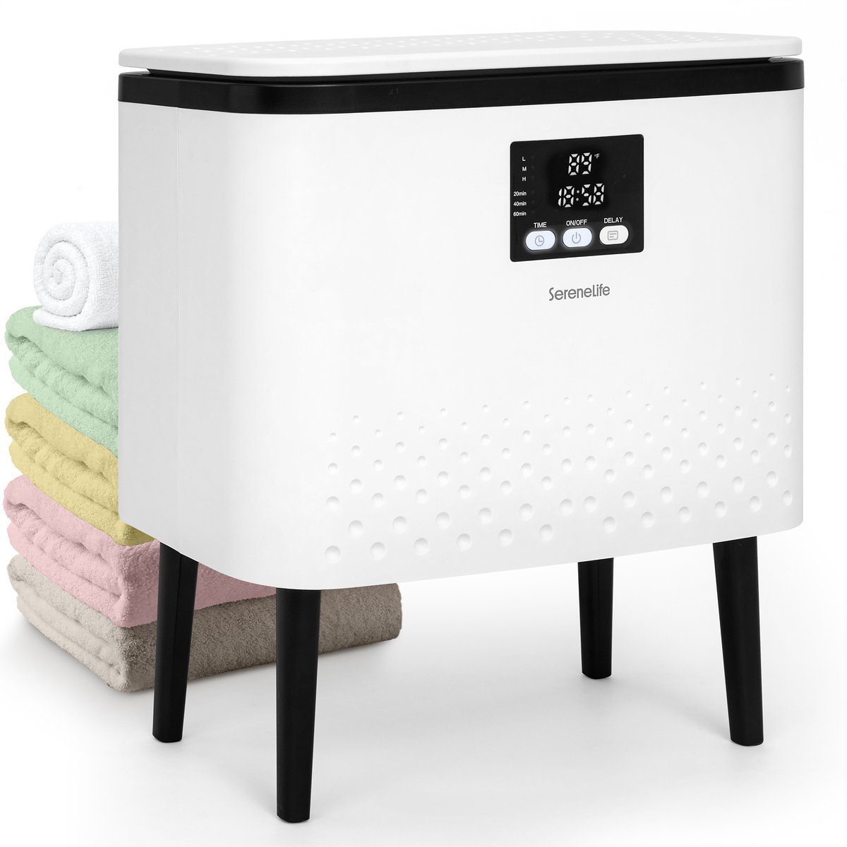 SereneLife Towel Warmer - Handdoekenwarmer -20L - Auto Shut-Off