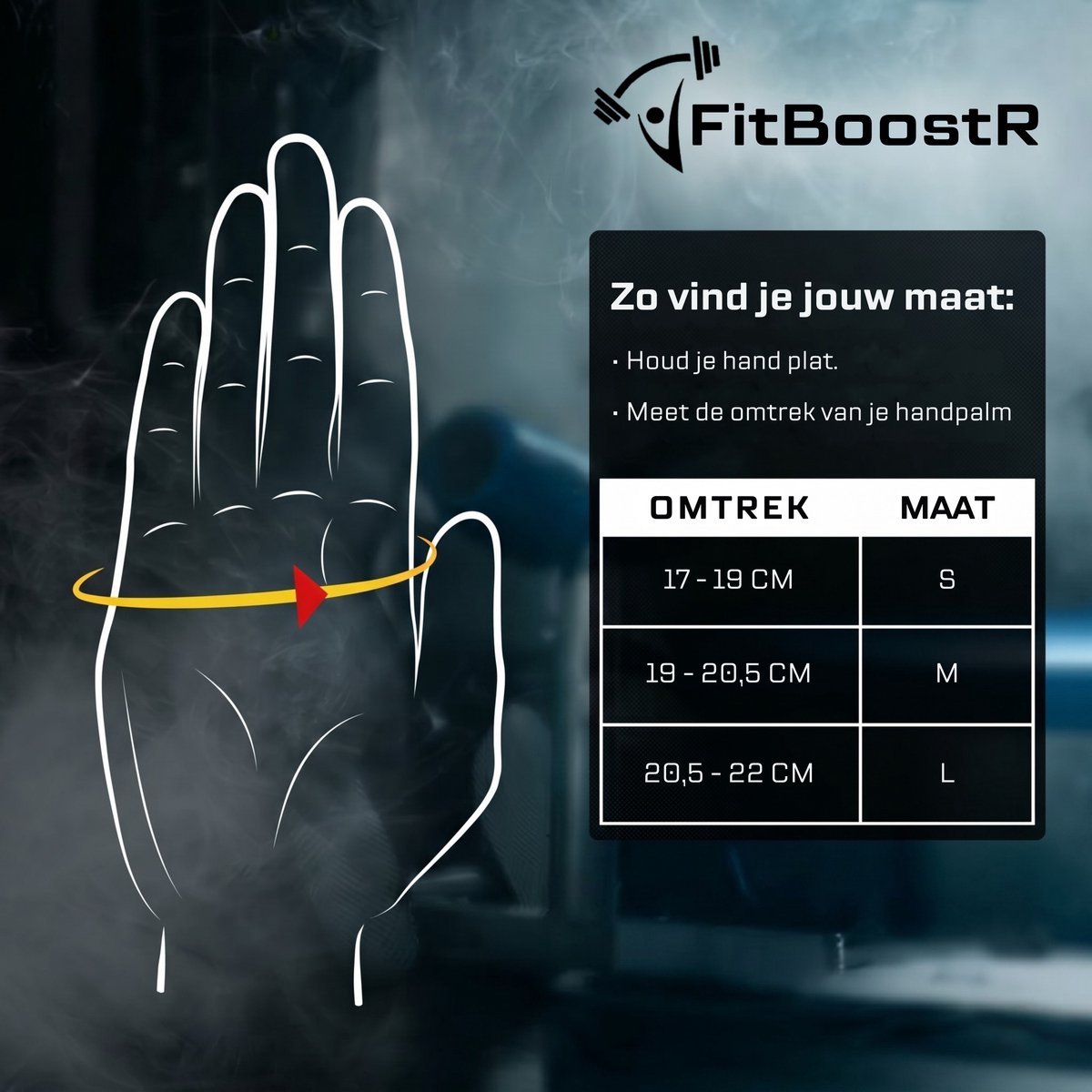 FitBoostR Sport & Fitness Handschoenen - Maat M - Heren & Dames - Krachttraining - Crossfit Grips — cadeau in Sport & Outdoor - foto 6