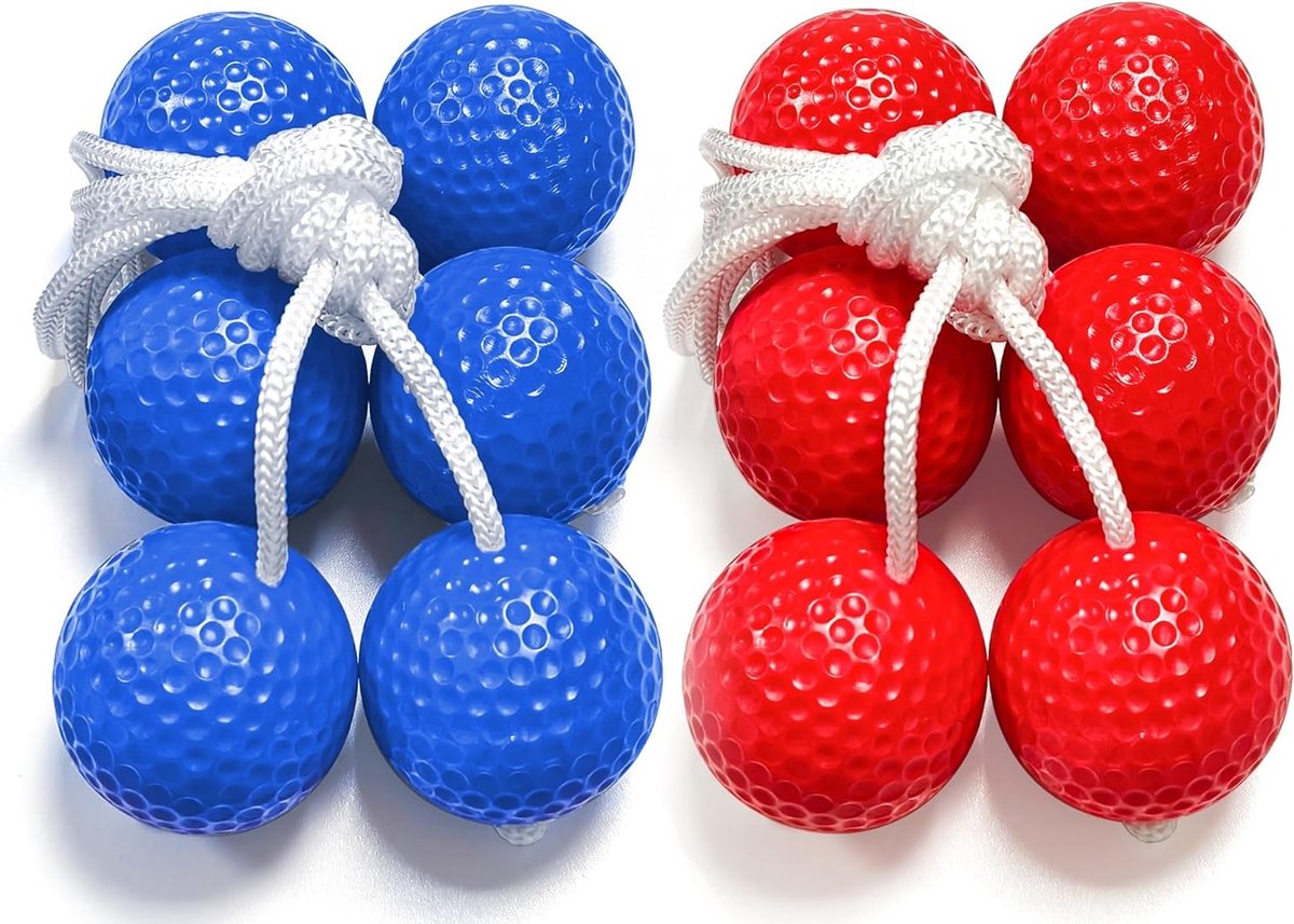 6 Paar Golfballen voor Gooi-Oefeningen, Golftraining voor Kinderen en Volwassenen, Leuk Spel voor Evenementen