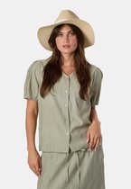 Seaside Savannah Crinkle Blouse – Damesblouse – Maat 46