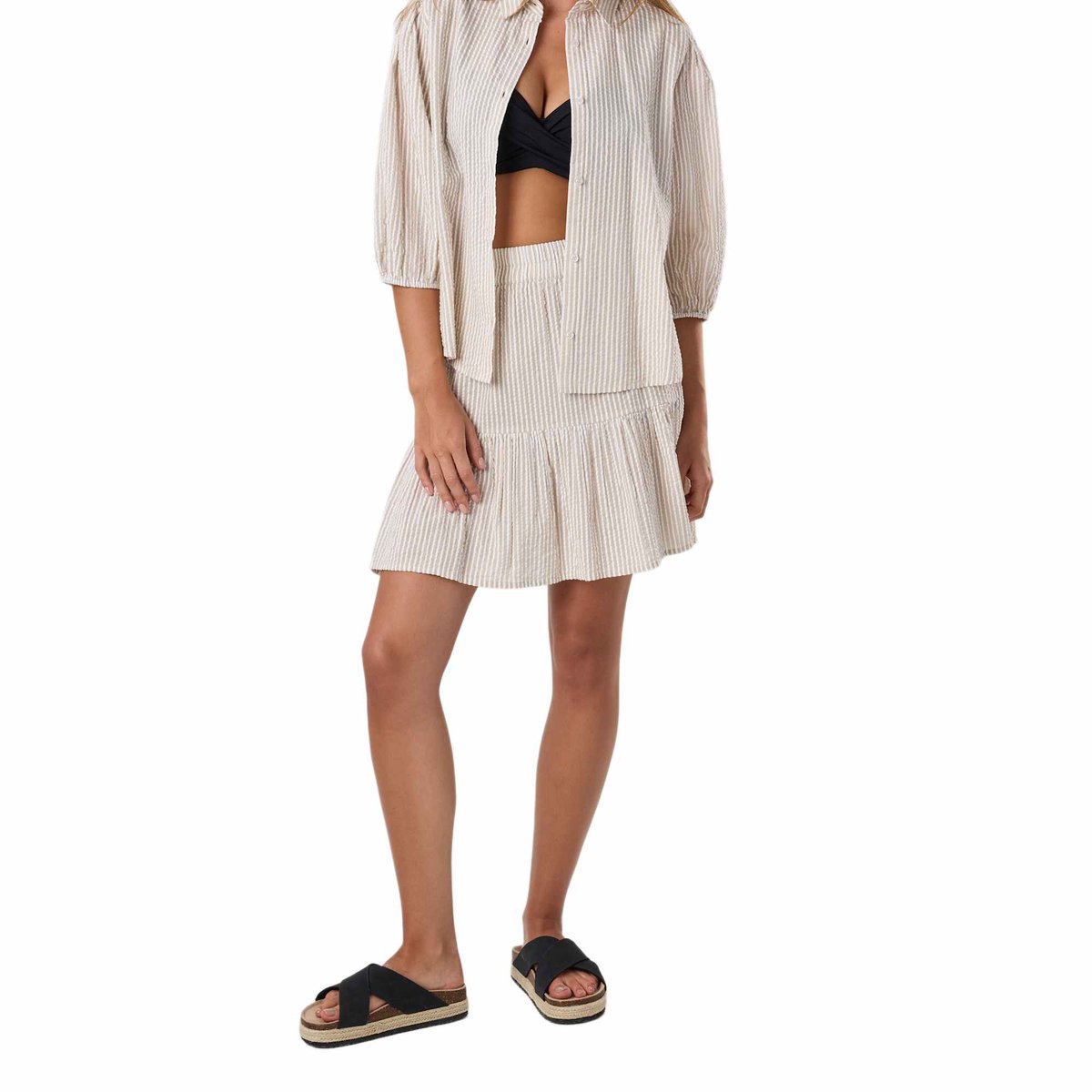 Seaside Marina Seersucker Rok – Rok voor dames – Maat 36