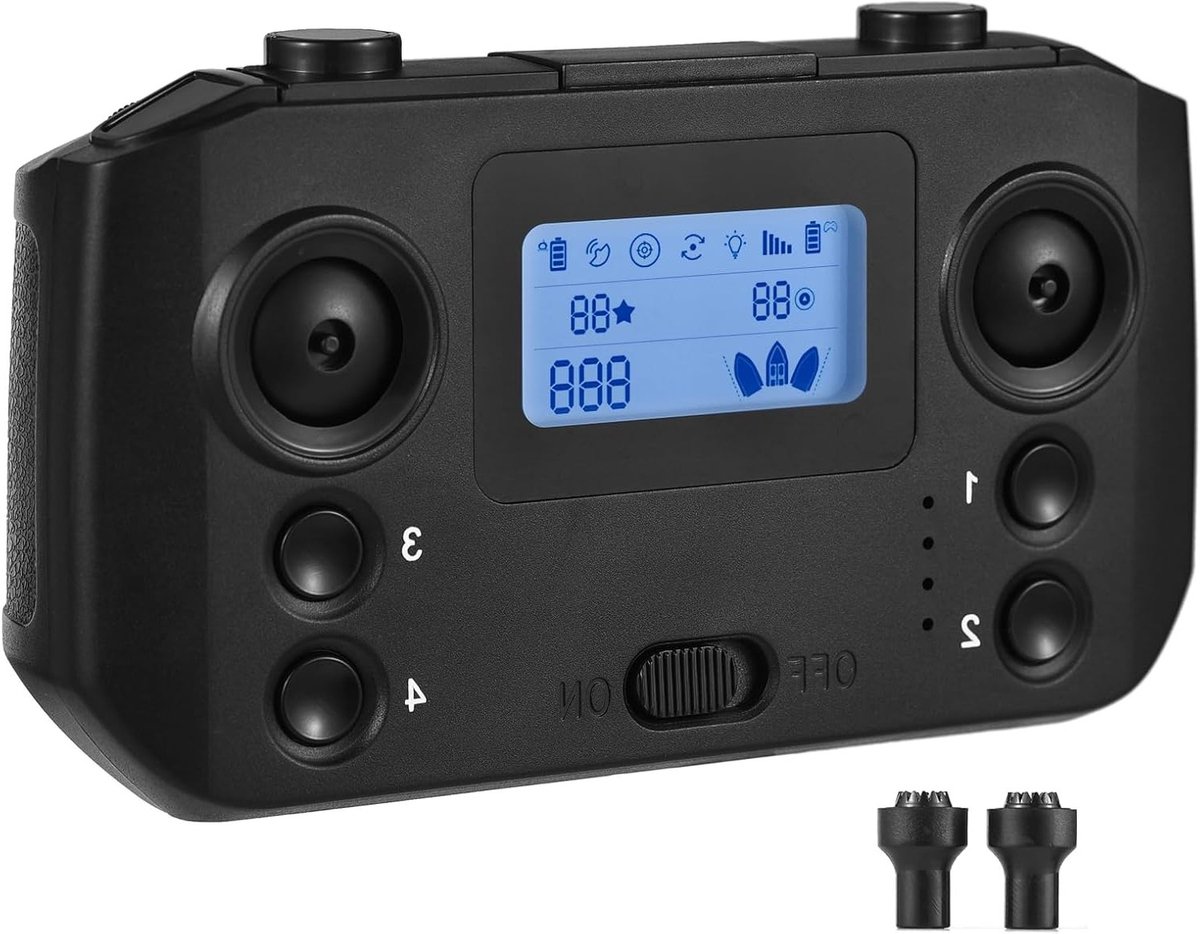 Afstandsbediening voor GPS Bait Boat D19 D20 met Dual-Hand LCD en Precisie Besturing