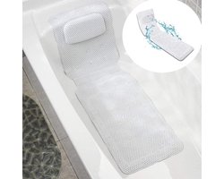 Antislip Badmat met Massagefunctie, Antibacterieel PVC, Zacht en Ademend voor Bad en Douche, Ideaal voor Volledig Lichaam en Badkuip Gebruik