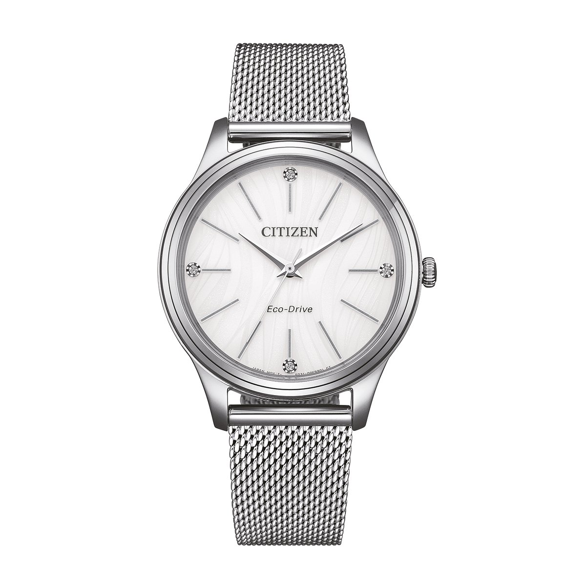 Citizen EM1220-82A Horloge - Staal - Zilverkleurig - Ø 34 mm