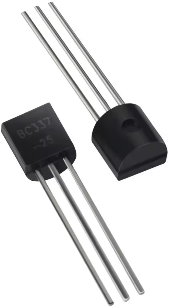 BC337 NPN Transistor – 45V 800mA – Universele Schakel- en Versterkingstransistor (TO-92)