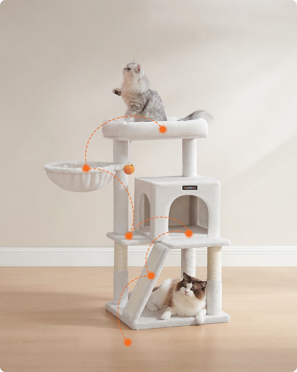Feandrea - Krabpaal - Kattenboom - Voor Katten - Groot Platform - Stevig en Comfortabel – foto 7
