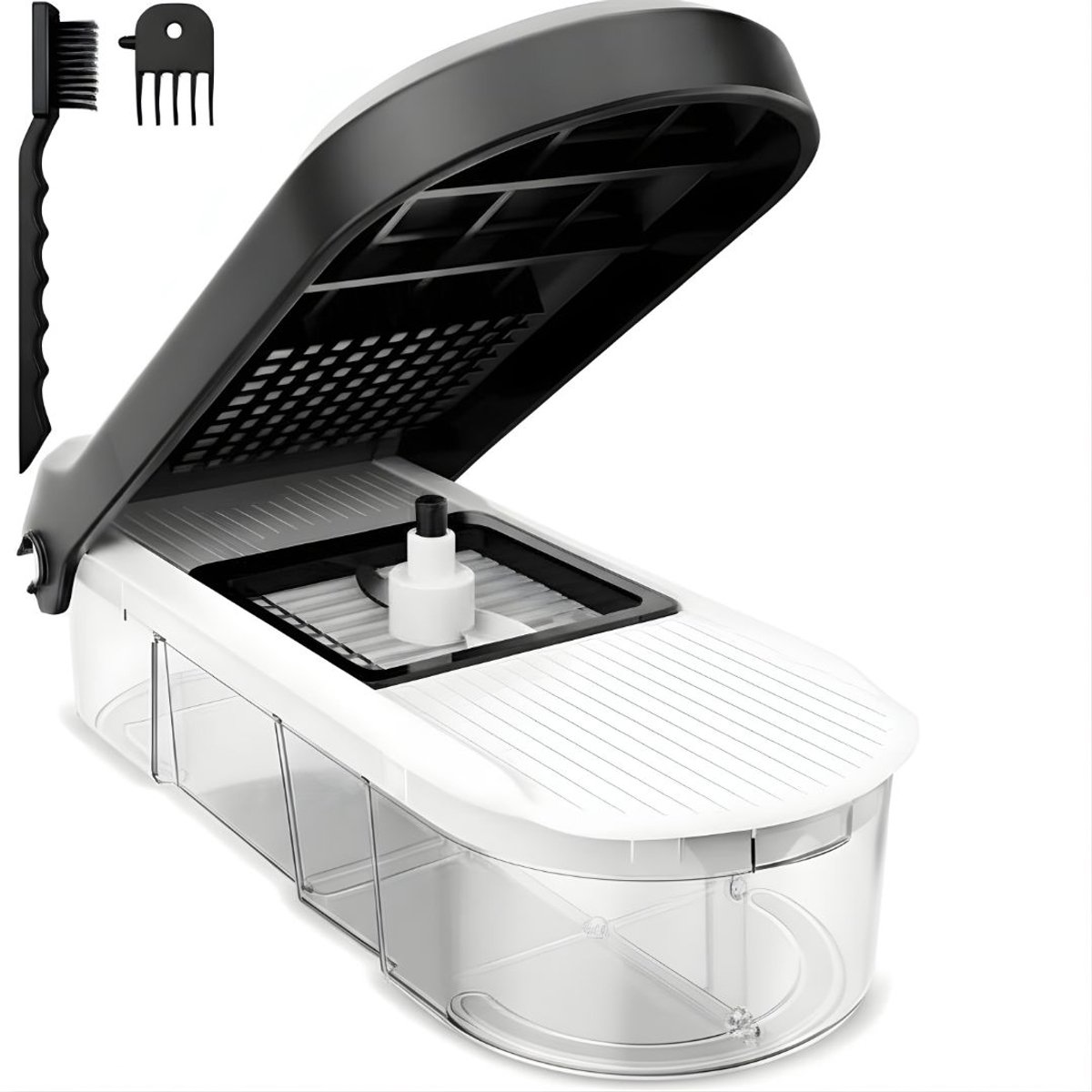 DnA® Mandoline - Groentesnijder - Groentensnijder - Groentesnijder Handmatig - Wit - 26cm x 13cm x 9cm