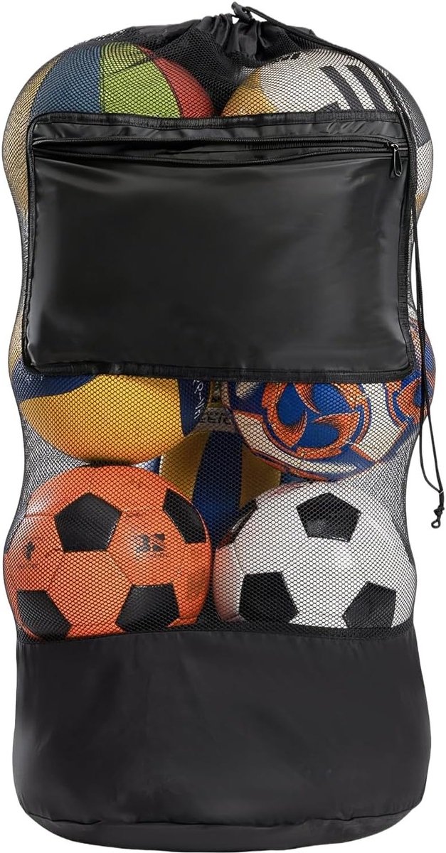 Mesh Sporttas voor Voetballen - Ruime Tas voor Sportuitrusting, Ademend en Duurzaam (70 x 90 cm)