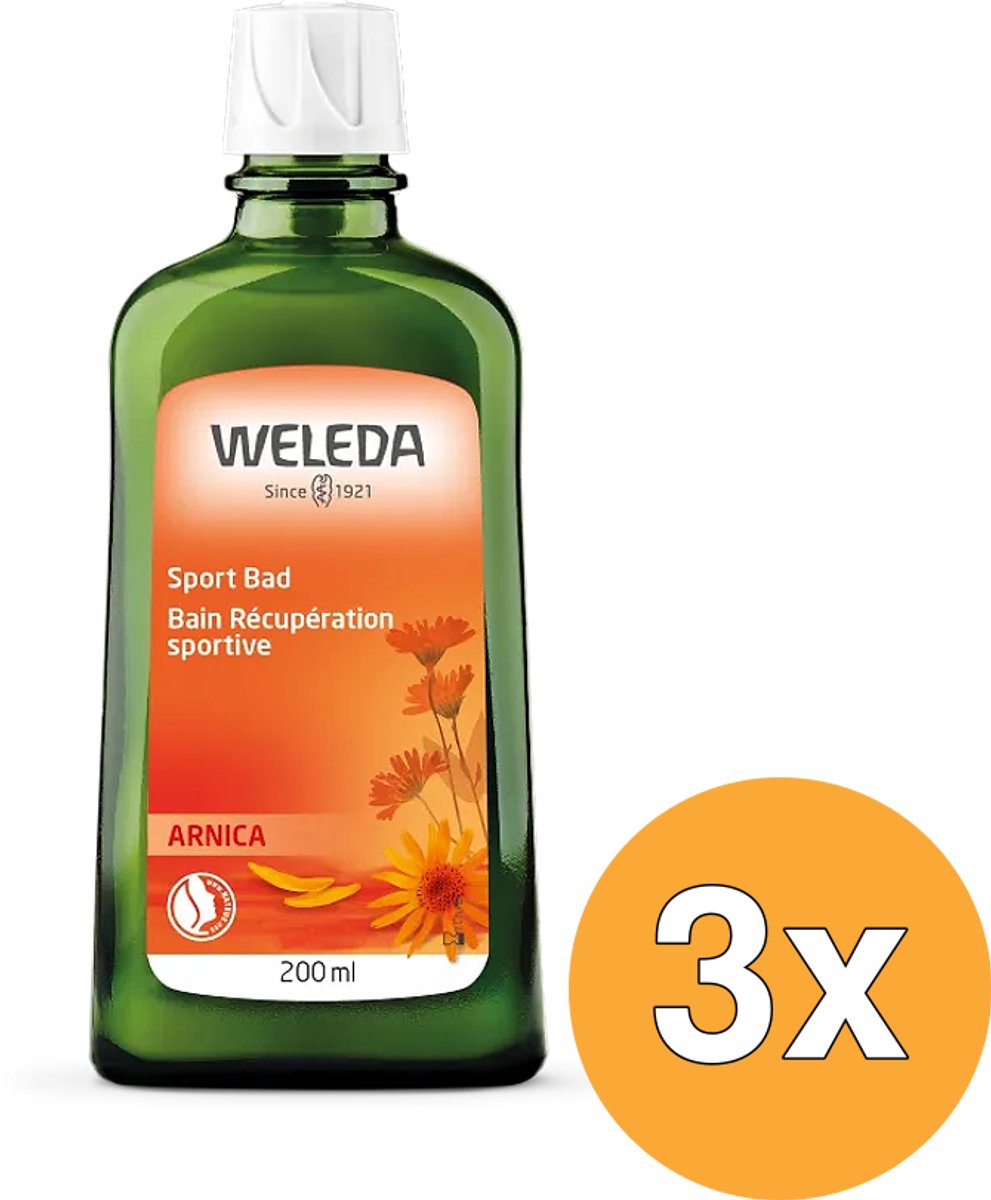 3x WELEDA Arnica sport bad (200 ml)
