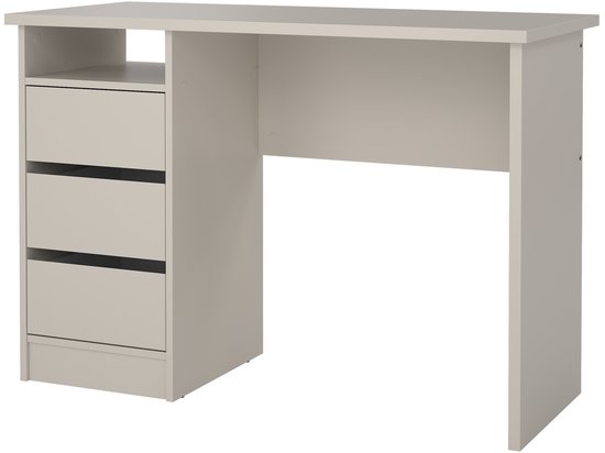 Bureau met Lades Beige - 110x49x76cm - Bureau Function Plus - Giga Living
