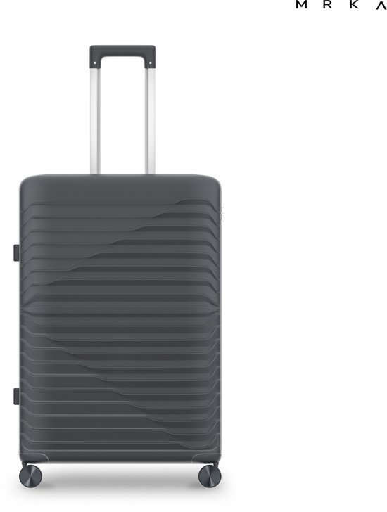 MRKA® Vienna - Reiskoffer Handbagage (S) - Zwart - Handbagage Koffer - Kleine Koffer - Koffers - Koffer - Koffer 10 KG - Koffer Klein - Suitcase - Valies - Cabin Size - TSA Slot - Cijferslot - 360° Wielen - 50x35x21cm - 38 Liter