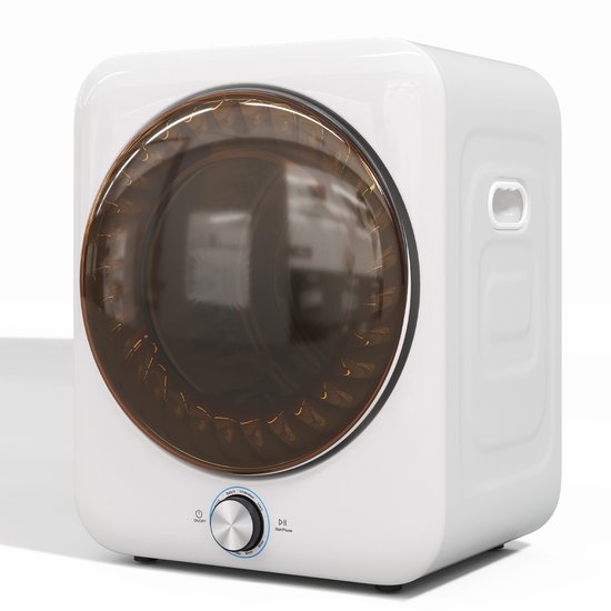 Wasdroger 3kg – 65dB – 8 programma's – NTC sensor – voor kleine huishoudens – 53,5x42x65 cm – 1 stuks – wit
