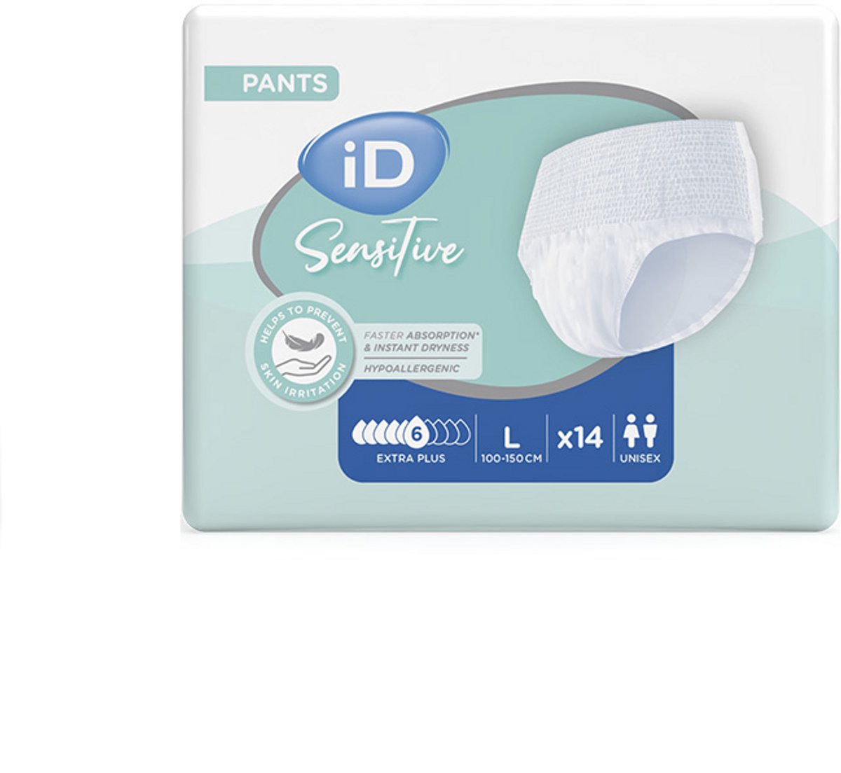 iD Sensitive Pants Extra Plus Large - 16 pakken van 14 stuks