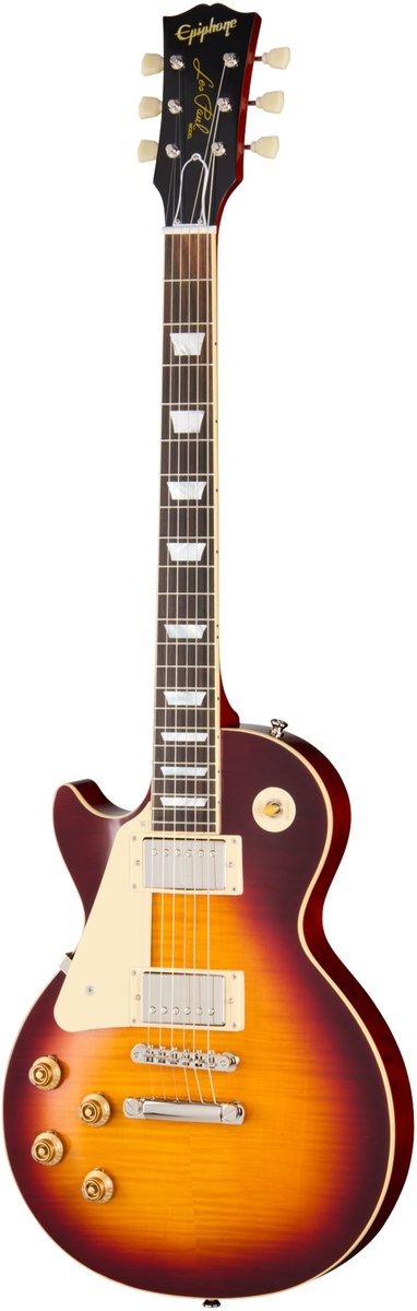 Epiphone 1959 Les Paul Standard Reissue Lefthand Deep Cherry Sunburst - Single-cut elektrische gitaar