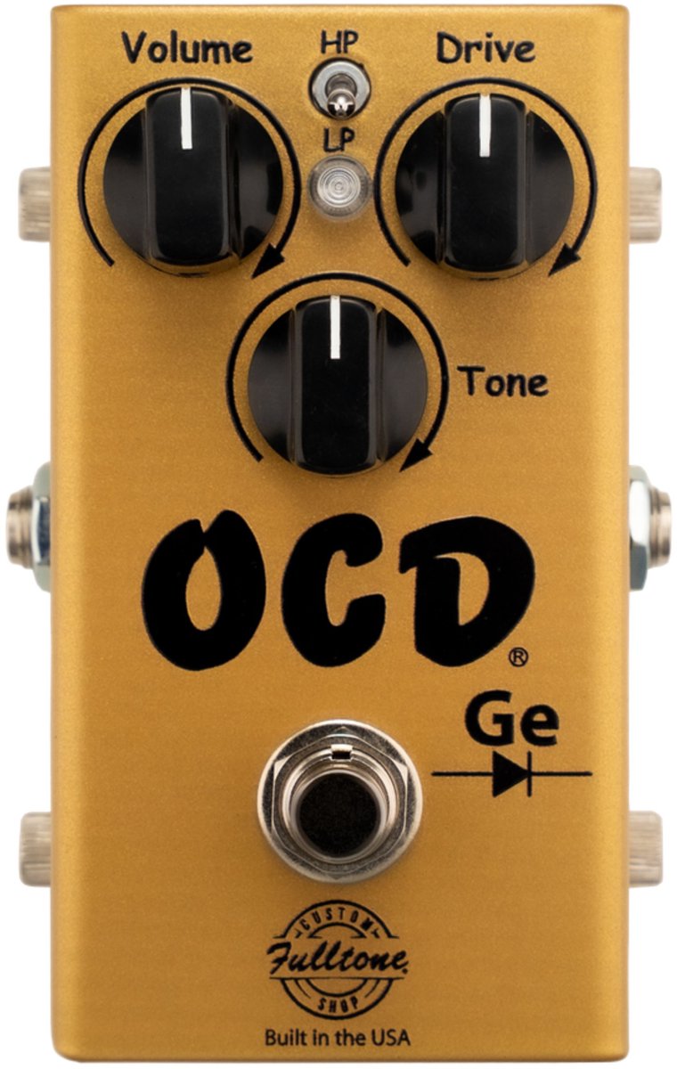 Fulltone OCD-GE Gold Standard Limited Edition Germanium Overdrive - Distortion voor gitaren