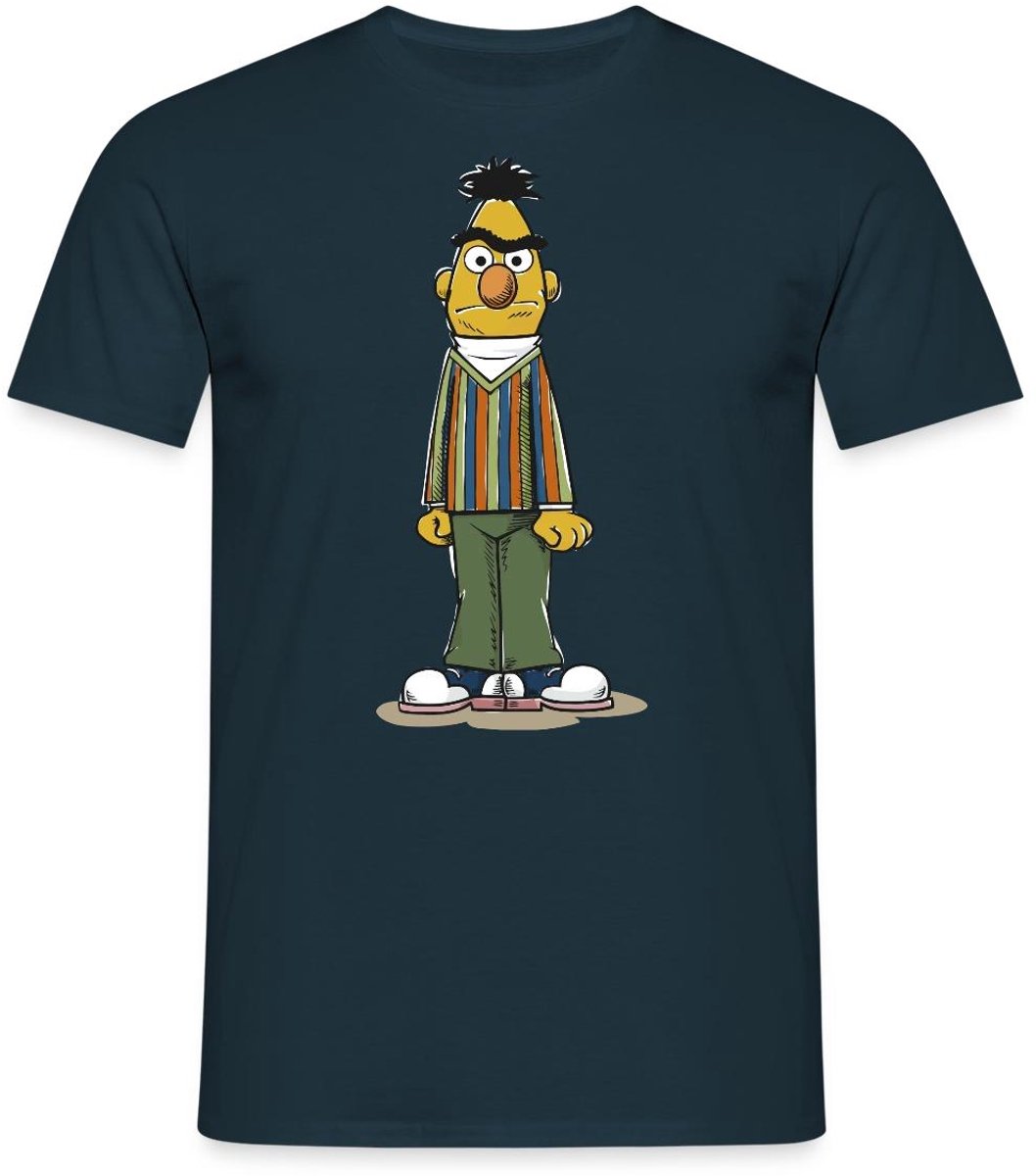 Sesamstraat Bert Pose T-Shirt Heren