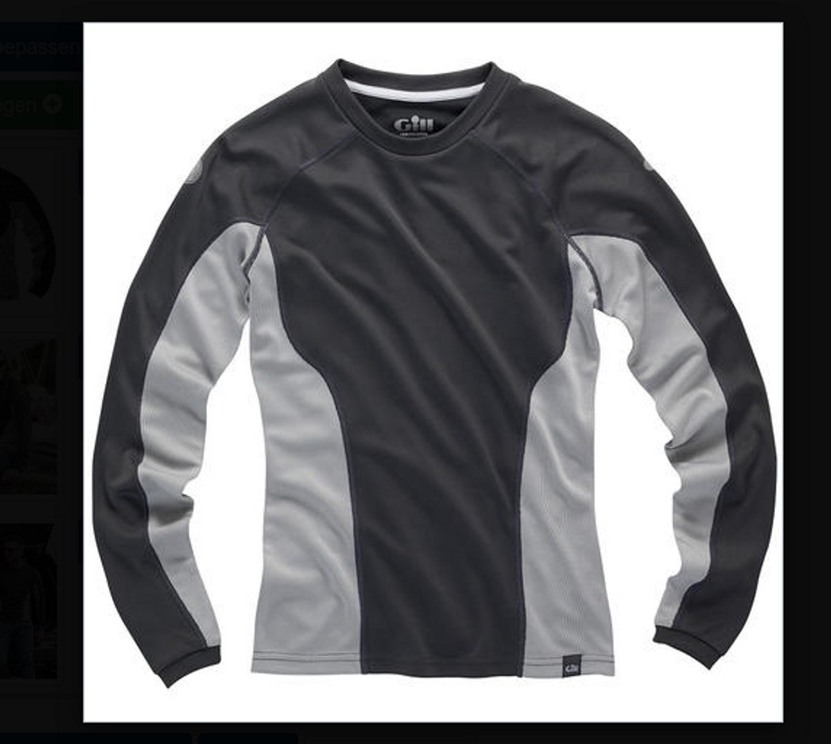 Thermoshirt lange mouw dames i2 grijs