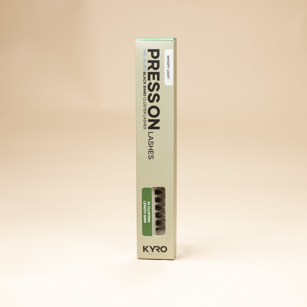 KYRO Beauty - DIY Pre-Glued Eyelash Extensions - Do-It-Yourself Wimperextensies - Cluster Wimperextensions - Blijft 5/7 Dagen Zitten - Aanbrengen in 3 Minuten - Makkelijk te Verwijderen - 24 Clusters - Herbruikbaar - Whispy Light Single Length 12mm