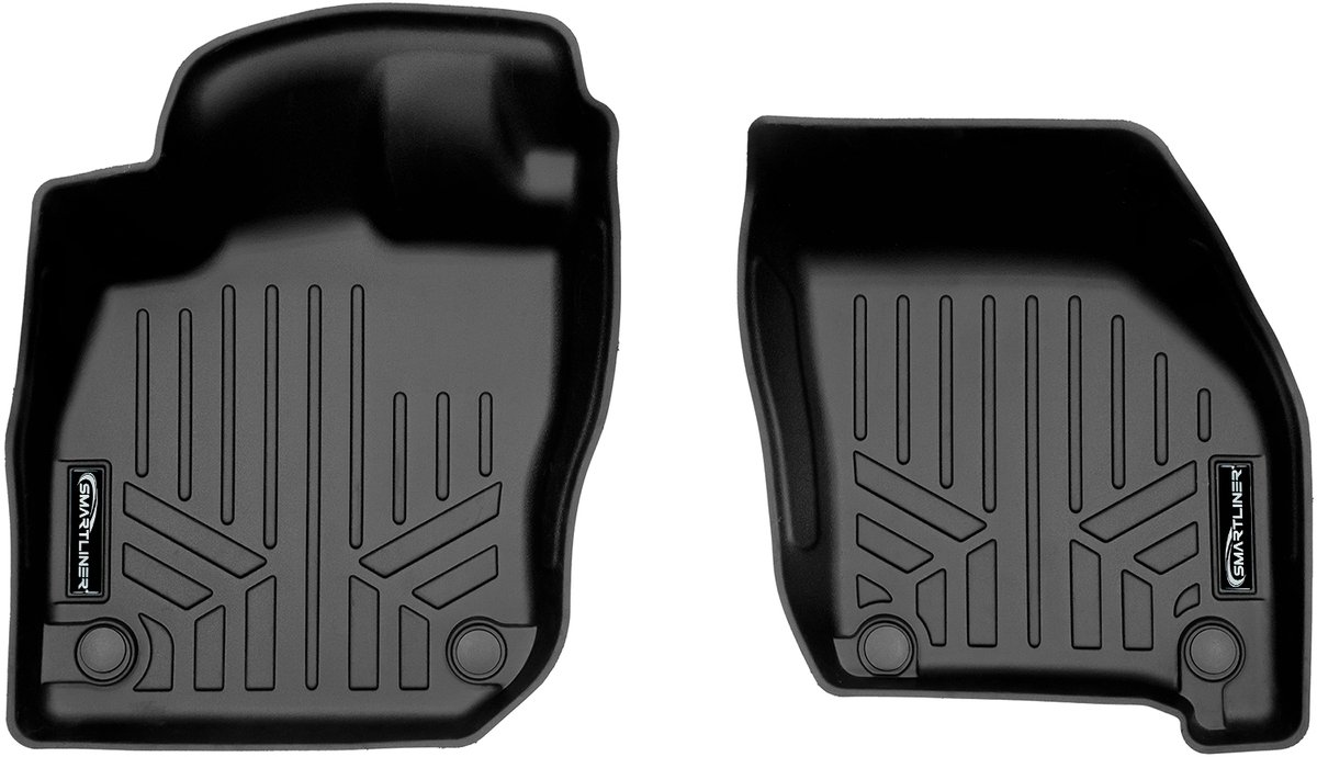 Smartliner 3D Automatten Voorrij Zwart voor Audi A3 2020-, Audi RS3 2021-, Audi S3 2020- - Precisiepasvorm, Weerbestendige Bescherming, Antislip Oppervlak, Duurzaam Materiaal