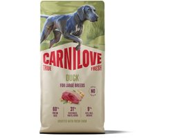 CARNILOVE TRUE FRESH - Dog - Duck for Adult Large Breeds 12 kg