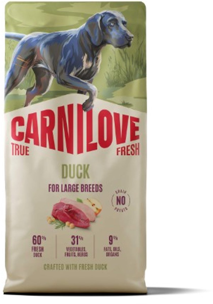 Carnilove CARNILOVE TRUE FRESH - Dog - Duck for Adult Large Breeds 12 kg