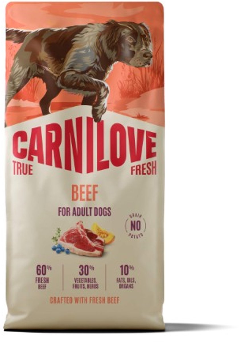 Carnilove CARNILOVE TRUE FRESH - Dog - Beef for Adult All Breeds 12 kg