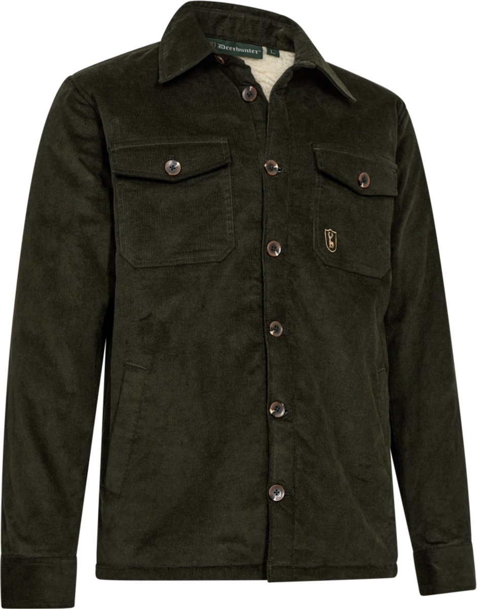 Deerhunter Sherpa Gevoerde Corduroy Jas Outdoor Jas Scandinavische Jas Cypress