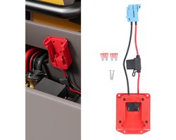 Accu-adapter 18V voor Power Wheels - ABS kunststof met aansluitconnector voor Peg Perego, geschikt voor 48‑11‑1828, ideaal voor accu-upgrades en vervangingen