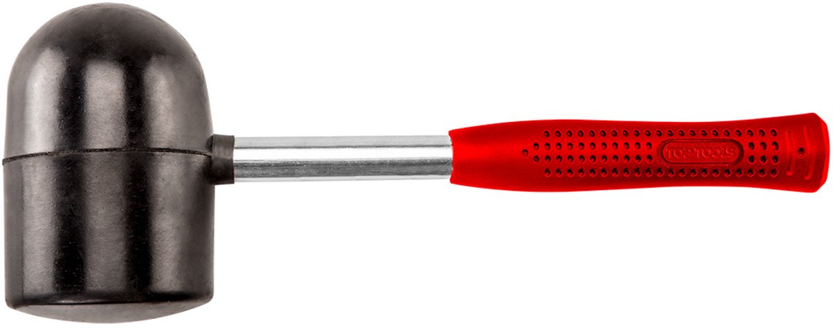 Grupa Topex Serie - Rubberhamer - 90mm - 1250g - Metalen Stem