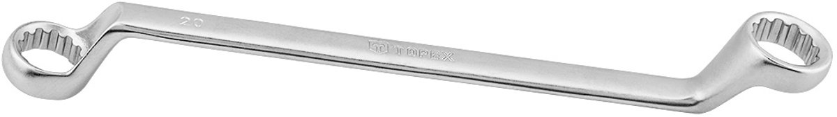 Grupa Topex - Klucz Oczkowy - 20 x 22 mm - Odgięty - Chroom-Vanadiumstaal
