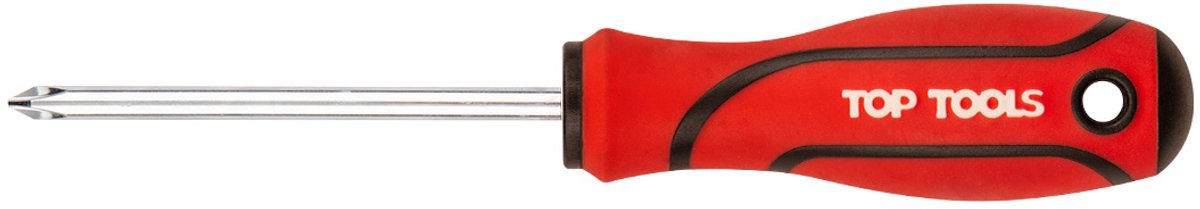 Grupa Topex - Kruiskopschroevendraaier - PH0 - 75 mm - Ergonomische Handgreep