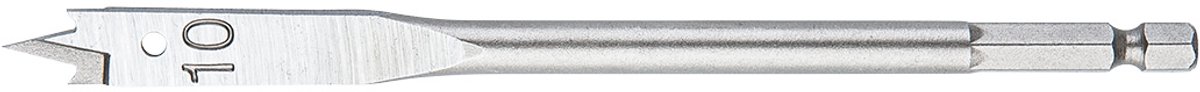 Graphite - Spadeboor voor Hout - 10 mm - Quick Change Uitsparing