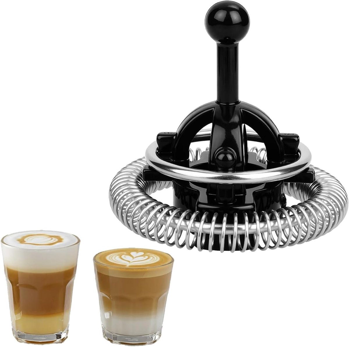 Spare Parts voor Melkschuimer - Eenvoudig en Snel Melkopschuimen voor Perfecte Cappuccino, Latte Macchiato en Warme Chocolademelk