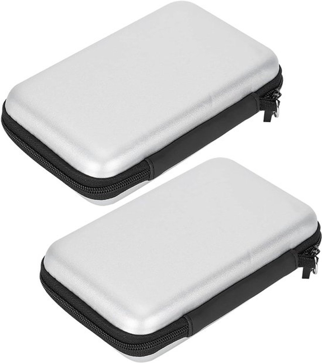 Draagbare Opbergtas voor 3DS XL / 3DS LL / 3DS Schakelaar - Grijs - Met Gamekaartsleuven
