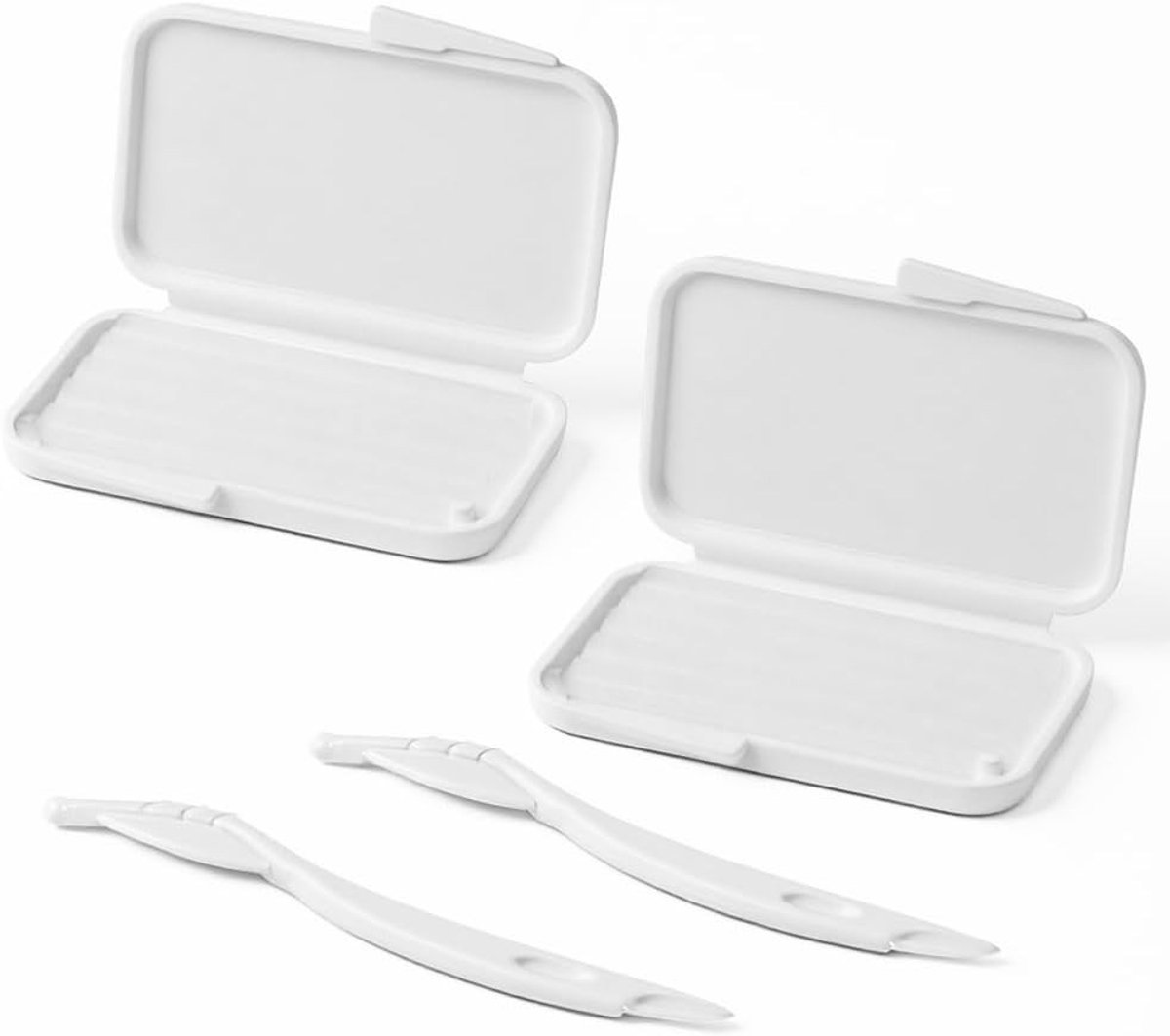 Orthodontische Was voor Beugels - Voedselveilige Pre-Cut Dental Wax voor Hygiënisch Gebruik Thuis, Op Reis of op Kantoor