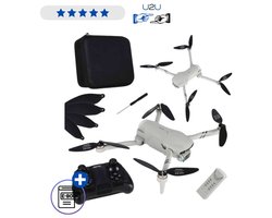 4DRC F10 Bestuurbare Drone Met FPV Wifi Camera En LED Verlichting – Opvouwbare RC Drone Met 4K HD Camera Altitude Hold One Key Take Off Voor Beginners En Recreatief Gebruik 3.7V Drone Met Ebook