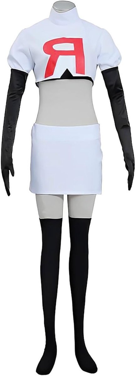 Volwassen Team Rocket Kostuum voor Anime Cosplay met Jesse en James Design, Perfect voor Feestjes en Conventies