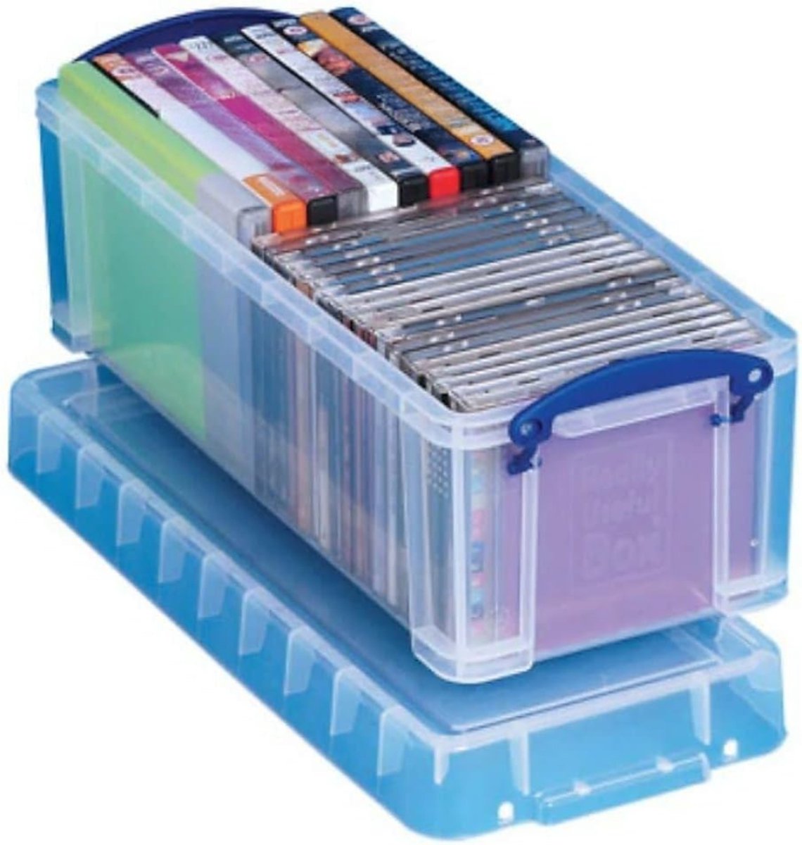 ZMR® CD Opbergdoos - CD Opbergsysteem - CD Opbergmap - Transparant - 17cm x 7cm x 8cm