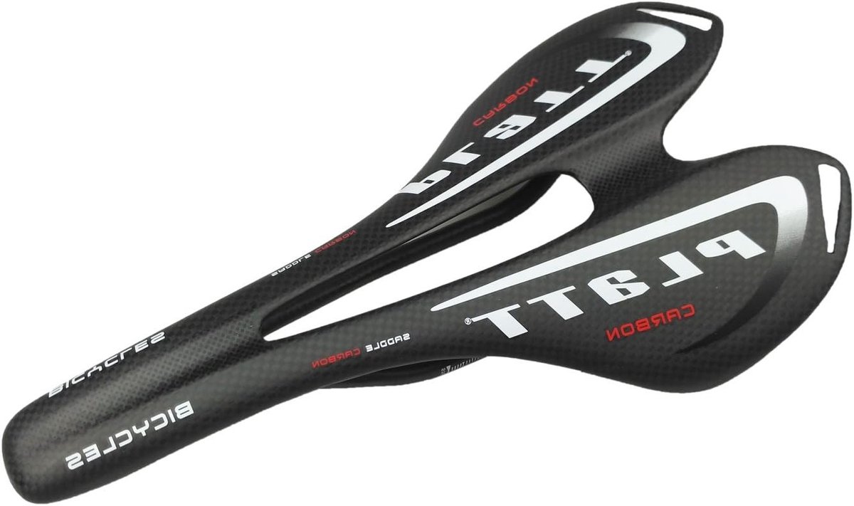 Ultralicht Carbon Fietszadel voor Racefiets en Mountainbike - Comfortabel en Duurzaam