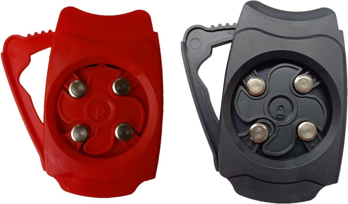 2 Pak Blikopeners in Zwart en Rood - Handige Keuken Gadgets voor Aluminium Blikjes, Frisdrank en Bier