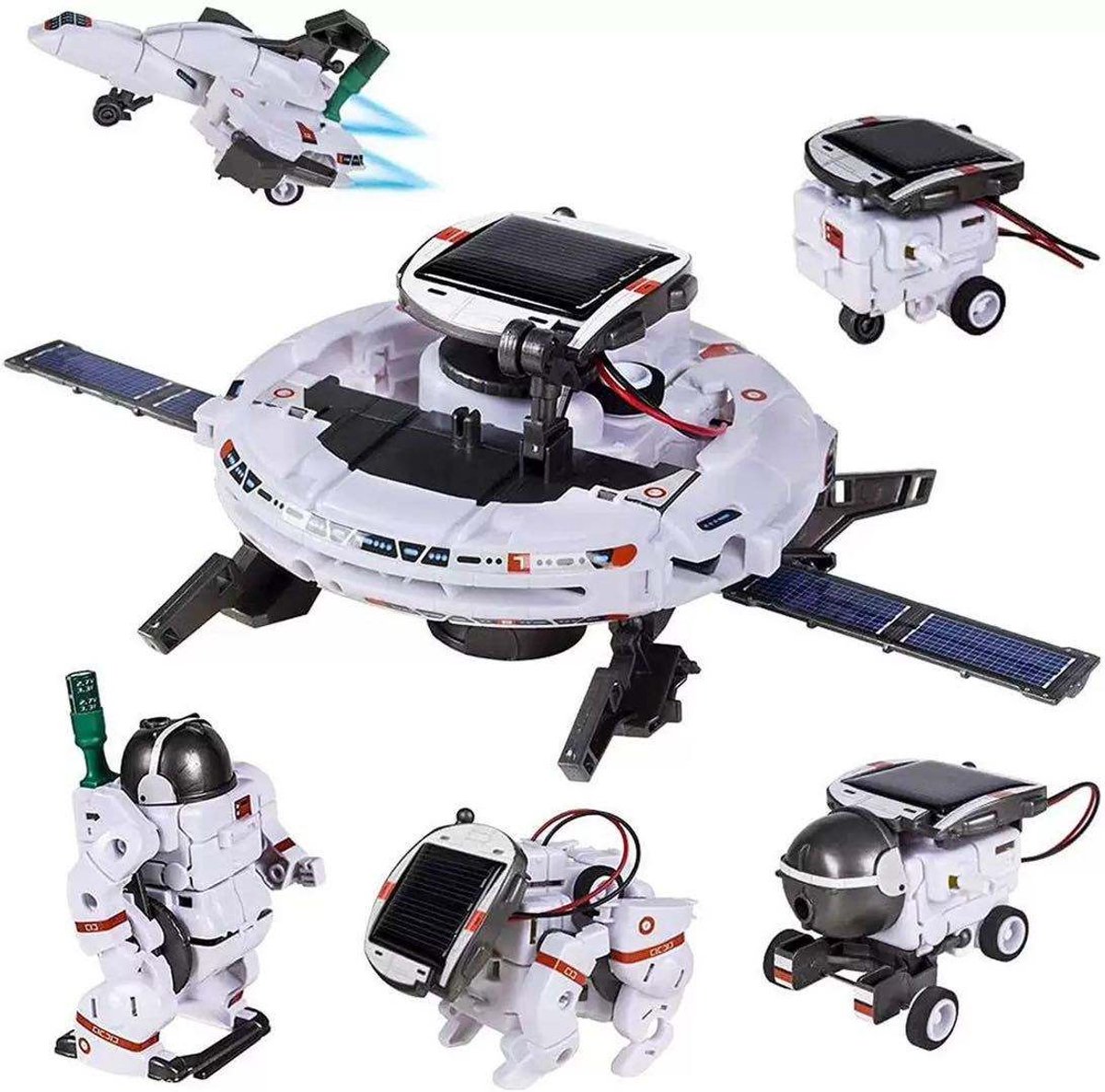STEM-speelgoed voor kinderen van 8 tot 12 jaar, wetenschapspakketten met zonne-energierobots als cadeau voor tienerjongens en -meisjes van 8 tot 14 jaar, 120 bouwexperimenten voor tieners van 9, 10, 11 en 13 jaar