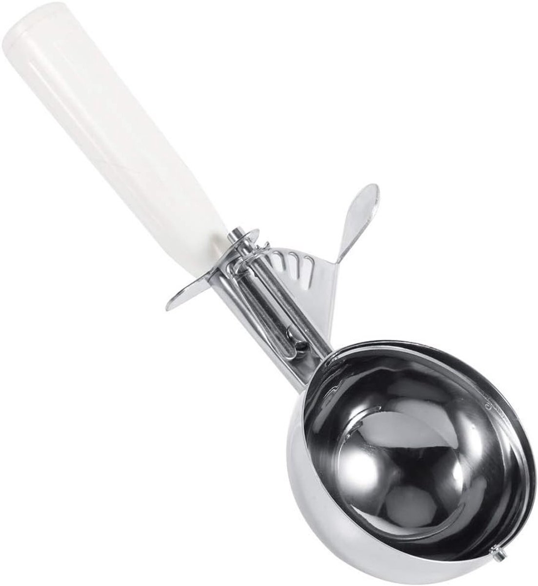 Praktische RVS IJslepel met Kunststof Handvat - Ideaal voor IJs, Fruit en Desserts (8 cm)