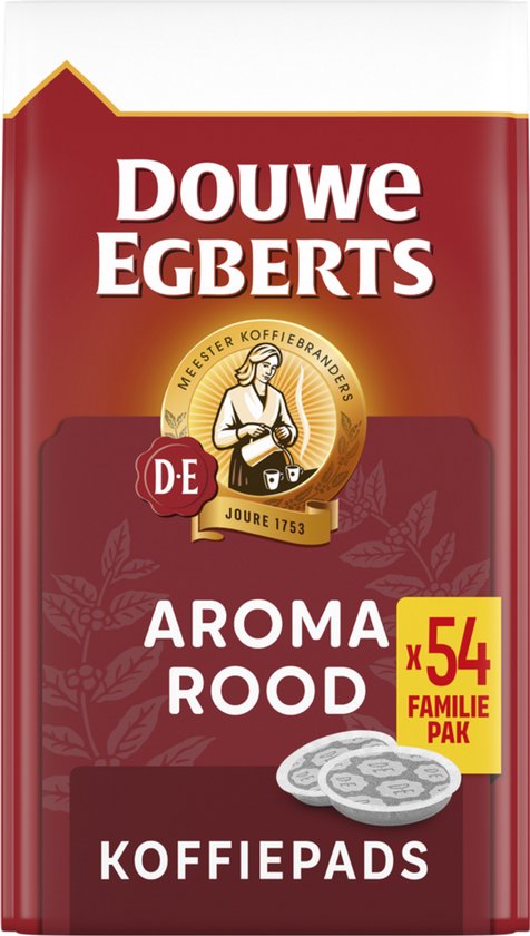 Douwe Egberts Aroma Rood Koffiepads - 4 x 54 pads