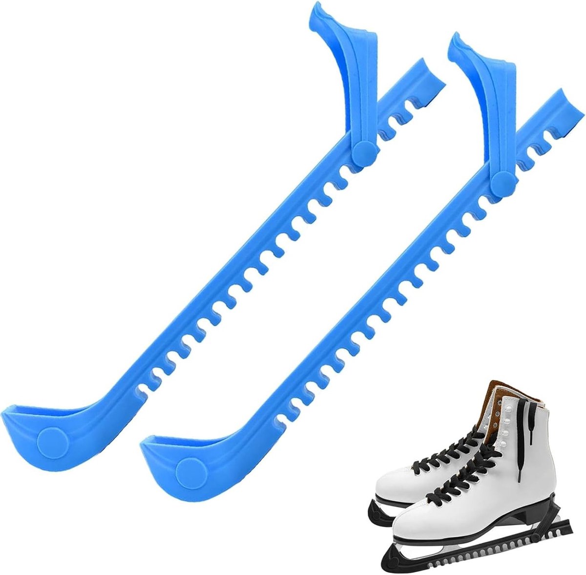 Set van 2 Schaatsbeschermers voor IJshockeyschaatsen - Ideaal voor Kinderen en Volwassenen, Bescherming en Veiligheid bij IJssporten
