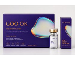 Korean Skincare Professional Exosome Skin Booster Serum – Box met 10 x 5 ml ampoules met next-generation peptide technologie voor anti-aging, skin tightening, verfijnde poriën, gladdere huid en glow effect voor professionele microneedling behandeling