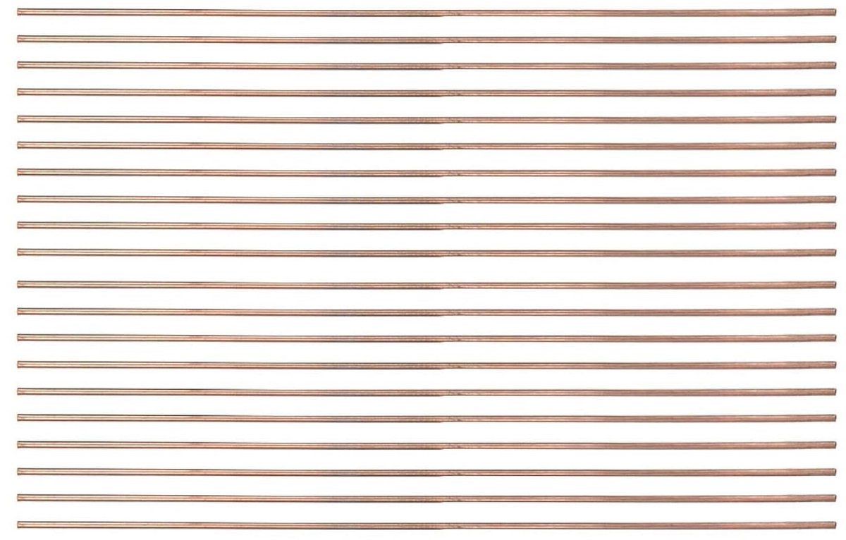 20 Stuks 25cm Koper Lasdraad voor Lage Temperatuur - Ideaal voor Airconditioners en Koelkasten, Lasbenodigdheden en Verbruiksartikelen